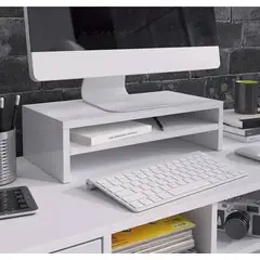 AMUEBLE - Base Soporte para monitores Gold BLC Pedestal Repisa para monitores