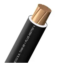 INDECO - CABLE THW-90 PLUS 450/750V 10 AWG - Negro - 100 Metros