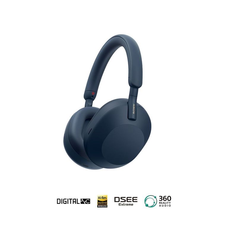 Audífonos Bluetooth WH-1000XM5 Noise Cancelling Azul