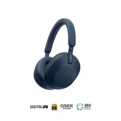 SONY - Audífonos Bluetooth WH-1000XM5 Noise Cancelling Azul