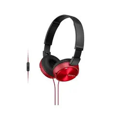 SONY - Audífonos MDR-ZX310AP On Ear con Micrófono Rojo