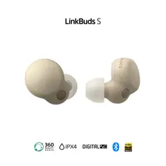 SONY - Audífonos WF-LS900N LinkBuds S Noise Cancelling Crema
