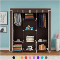 INSPIRA - Ropero armable de 3 cuerpos de tela color variado