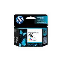 HP - Cartucho Tinta 46 Tricolor Deskjet Ink 2020 2520 Original