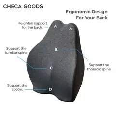 CHECAGOODS - Espaldar Ergonómico Proteccion lumbar Checa Goods B4