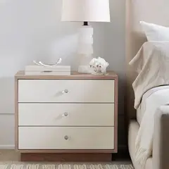 VENTITAS HOME - Velador Diamond Gisela Ventitas Perú Duna y Blanco