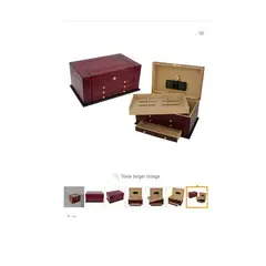 GENERICO - Humidor cedro mediano 6 cajones