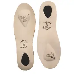 GENERICO - Plantilla espolón calcáneo acolchado cuero antitranspirante.