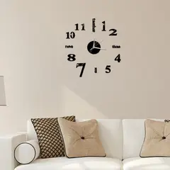 GENERICO - RELOJ DE PARED 3D SILENCIOSO 50CM ACRILICO MUY UTIL