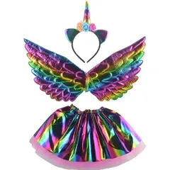GENERICO - Disfraz unicornio con Alas de Angel