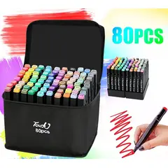 GENERICO - Plumones Artísticos 80 Unid Doble Punta Lettering Mandalas