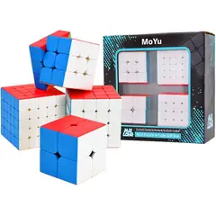 GENERICO - Set De Cubos Mágicos Moyu de 4 piezas