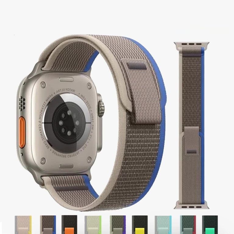 Correa para smartwatch Trail Loop - Gris-Rojo