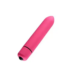 GENERICO - Vibrador rosado de silicon con 8 Velocidades