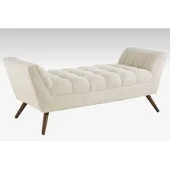 GENERICO - Banqueta Otomana Vanity - Beige Hueso