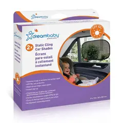 DREAMBABY - Tapasol Para Coche Insta-Cling Pack De 2 Negro