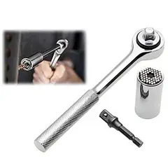 OEM - Llave Universal Ratchet con Adpatador de 1/4 a 3/4