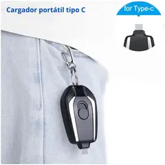 INSPIRA - Cargador de celular llavero portatil TIPO C