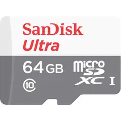 SANDISK - MEMORIA FLASH ULTRA MICROSDHC 64GB