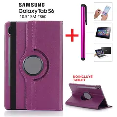 GENERICO - Case Giratoria 360° + Lapiz Optico para Samsung Tab S6 10.5 SM-T860