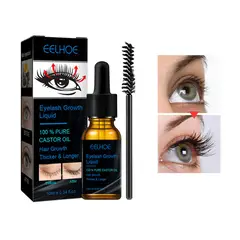 GENERICO - Aceite natural para crecimiento De Pestañas Y Cejas 10 ml