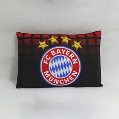 AMADEUS HOME - ALMOHADA TEMÁTICA BAYERN MUNCHEN 70X50CM ¡RELLENO ANTIALÉGICO