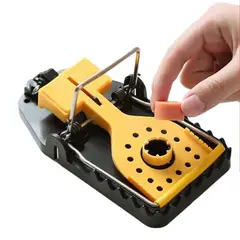 GENERICO - SET 6 TRAMPAS PARA RATAS RATONES TAMAÑO MEDIANO MUY UTIL.