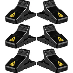 GENERICO - TRAMPA PARA RATAS RATONES X6 UNIDADES MUY UTIL W