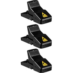 GENERICO - TRAMPA PARA RATAS RATONES X3 UNIDADES MUY UTIL W