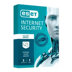 ESET - ANTIVIRUS NOD 32 INTERNET SECURITY 2023 3PC