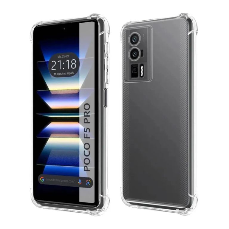 Funda Protector Case POCO F5 PRO - TRANSPARENTE ANTI IMPACTO