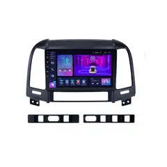 GENERICO - Autoradio Android Hyundai Santa Fe 2006-2012 cámara Gratis