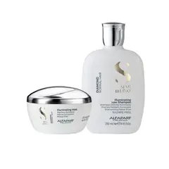 ALFAPARF MILANO - ALFAPARF SEMI DI LINO – Diamond Dúo Shampoo 250 ml + Mask 200 ml