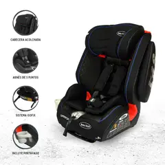 BABY KITS - Silla De Auto para Niños »SUPER SPORT» Black