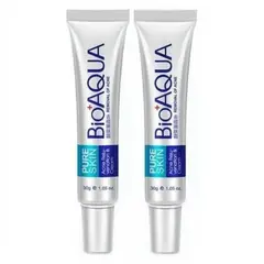 BIOAQUA - Crema Anti-Acné elimina espinillas y puntos negros - 2 unidades