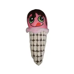 GENERICO - Juguete de tela helado en cono rosado para perros
