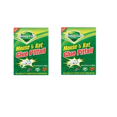 GENERICO - Trampa para ratas y ratones con pegamento 02 unidades