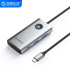 ORICO - MULTIPUERTO TIPO C 6 EN 1 PW11-6PCR-SV-EP /GY