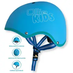 OLLIE - Casco Protector Para Niño »XS KIDS» Ligth Blue