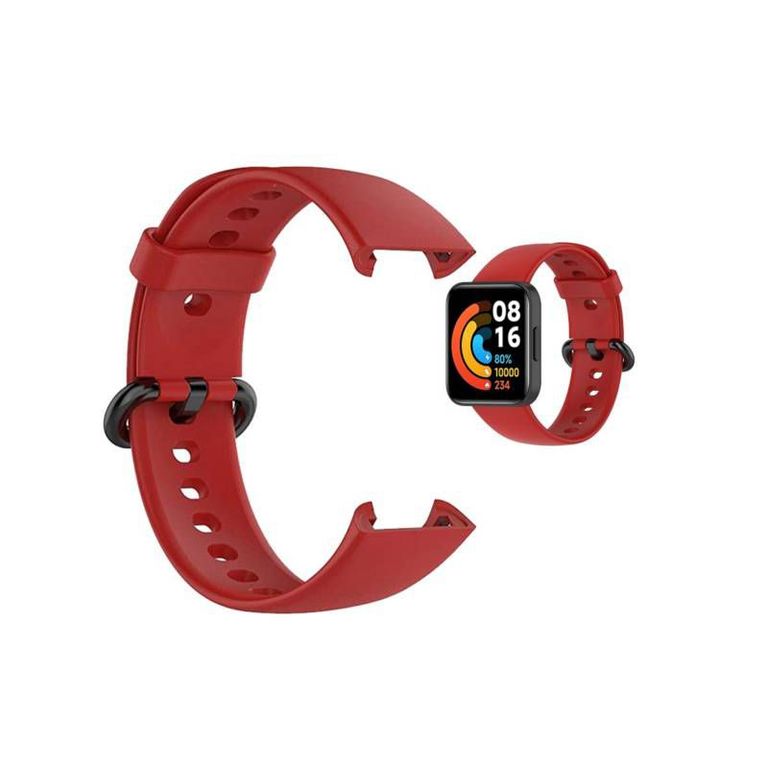 Correa de Silicona para Redmi Watch 2 Lite ROJO.