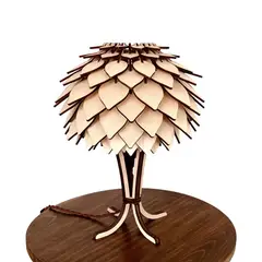 GENERICO - Lámpara de mesa Edw-Art Estudio Modelo Mini Blossom Natural Luz Cálida