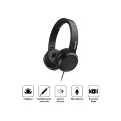 PHILIPS - Audifonos On Ear Bass TAH4105WT 35mm Negro