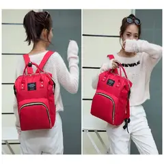 GENERICO - Practica Multifuncional Pañalera Mochila Maternidad Impermeable