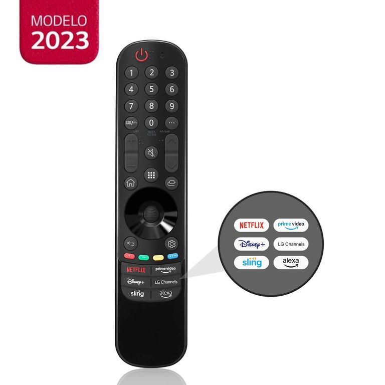 Control Magic Modelo 2023 MR23 Con Botón Alexa Y Channels