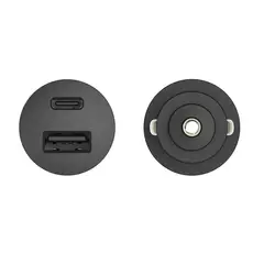 MOTOROLA - Cargador dual para carro Turbo Power 45W incluye cable tipo USB C a USB C Negro