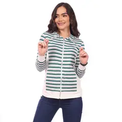 GENERICO - Casaca Listada con Capucha