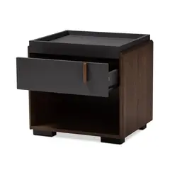 VENTITAS HOME - Velador Nórdico Mora Gales y Plomo