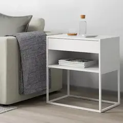 VENTITAS HOME - Velador Industrial Farala Blanco