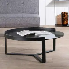 VENTITAS HOME - Mesa de Centro Carmel Negro