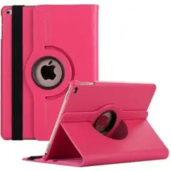 GENERICO - Funda Giratoria + Mica de Vidrio para Ipad Mini 5 Fucsia